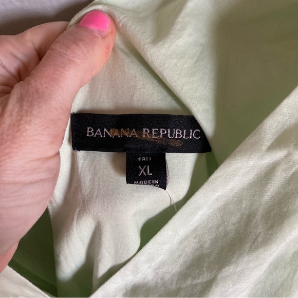 Banana Republic Green Maxi Dress Size XL Tall - Picture 2 of 7